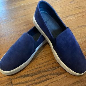Vince Preston Navy Slip On Sneaker